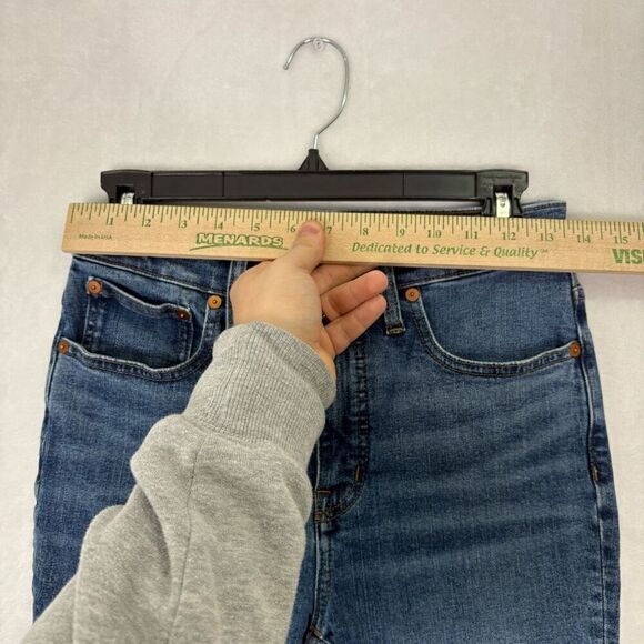 Madewell Cali Denim Bootcut Hi Rise Jeans Women's Size 26 Short Inseam - Picture 4 of 13